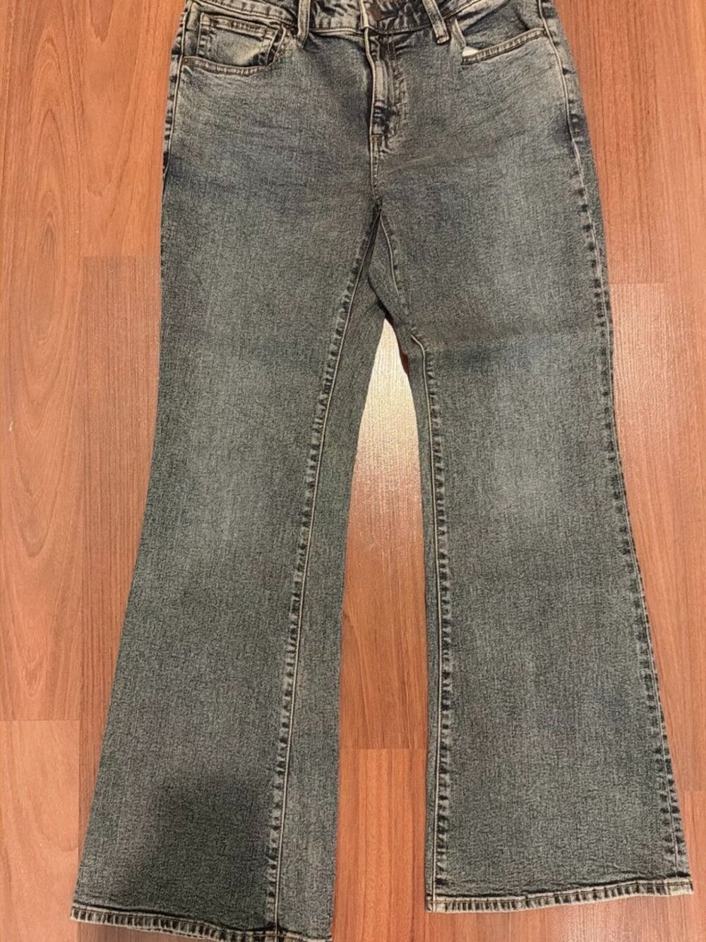 High Rise Straight Jeans Size L